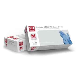 Intco Disposable Blue Nitrile Glove
