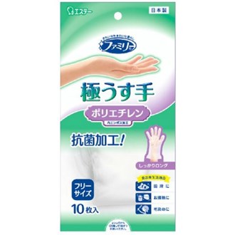 ST鸡仔家用透明质酸手套 Shinsha Fukkatsu Polyethylene Gloves for Home Use
